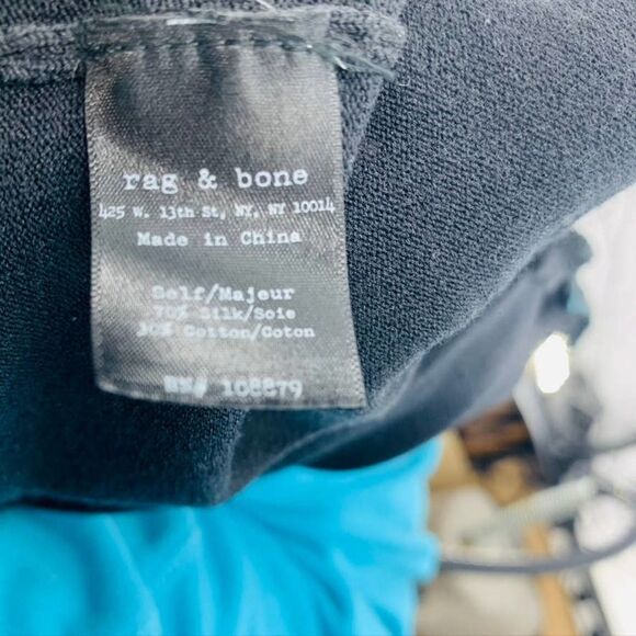 Rag & Bone Harley Frayed Silk Dress Sz‎ S - Picture 7 of 8